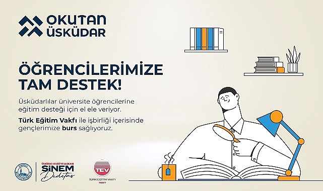 Üsküdar Belediyesi ile Türk Eğitim Vakfı arasında “Okutan Üsküdar” projesi imzalanacak.
